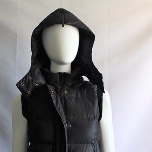 BCBGMAXAZRIA Vest with Hood.